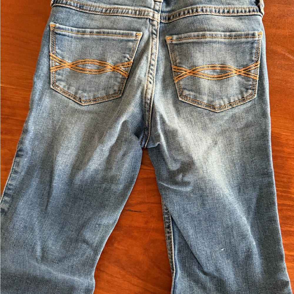 Flare Leg Girls Blue Jeans - Picture 3 of 5